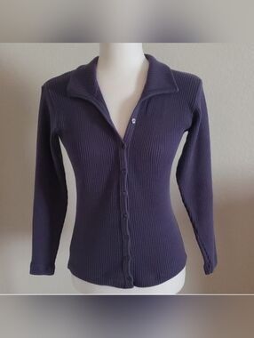 TROTTER 245 STRETCH CARDIGAN IN SMALL - MEDIUM